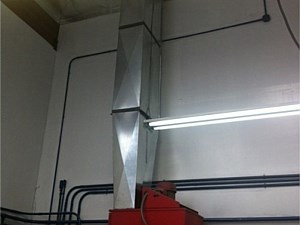 Equipment ductwork for Ansen USA, Los Angeles, CA